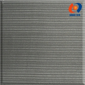 Black Mongolia Tile with Groove+brush Finish