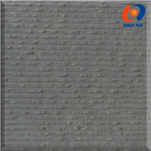 Black Mongolia Tile with Groove+natural Finish