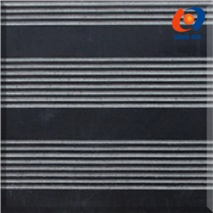 Black Mongolia Tile with Groove+polish Finish
