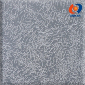 Black Mongolia Tile with Ice Flower Finish Black Mongolia Tile with Ice Flower Finish