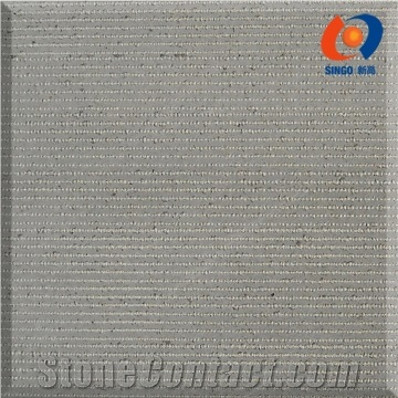 Black Mongolia Tile with Spring Rain Finish