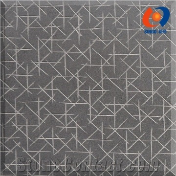 Mongolia Black Basalt Tile With Falchion Finish