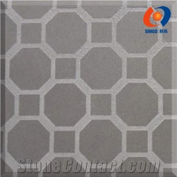 Mongolia Black Basalt Tile with Geometrical Finish