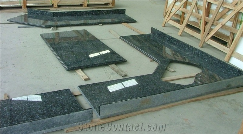 Blue Pearl Countertop, Pearl Blue Granite Countertop
