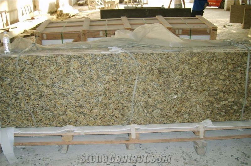 New Venetian Gold Countertop, New Venetian Gold Yellow Granite Countertop