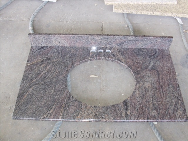 Paradiso Vanity Top, Paradiso Bash Granite Vanity Top