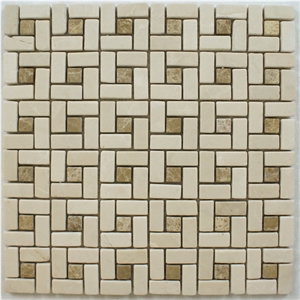 Mosaic Stone, Beige Marble Mosaic