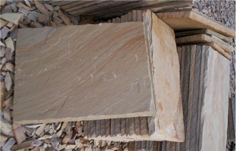 Raveena Sandstone Tiles & Slabs, Camel Dusty, Multy Sandstone, Beige Sandstone Floor Covering Tiles