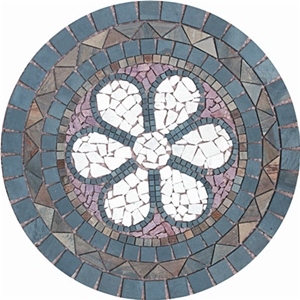 Slate Pattern ZXP05, China Grey Slate Medallion