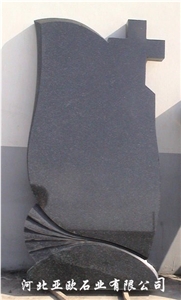 Russian Style Monument, China Black Granite Monument