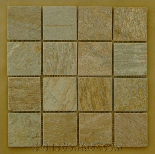 China Slate Mosaic, Beige Slate Mosaic