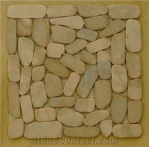 Cut Pebble Stone Mosaic
