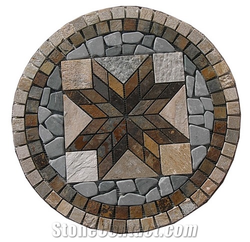 Slate Mosaic Medallion