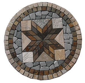 Slate Mosaic Medallion Slate Mosaic Medallion