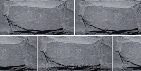 Black Slate Mushroom Stone