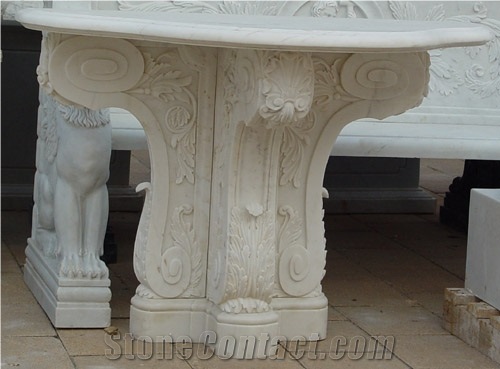 White Marble Table