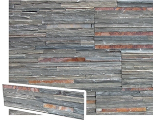 Glooved Slate Culture Stone, Beige Slate Cultured Stone