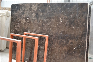 Marble Chinese Emperador Dark Slabs, China Brown Marble