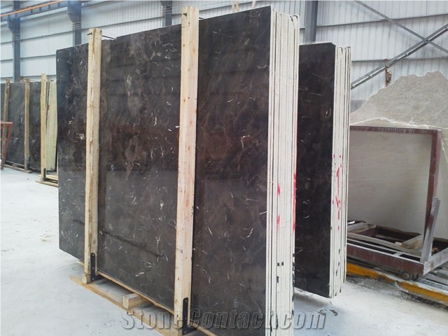 Marble Chinese Emperador Dark Slabs, China Brown Marble