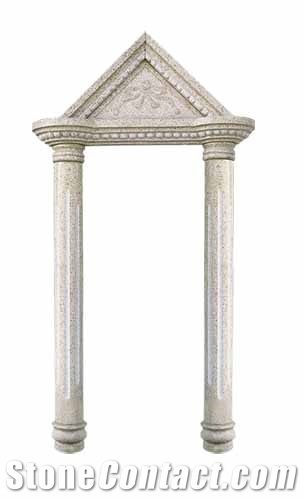 Window Surround Frame, Beige Granite Window Surround