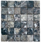 Dark Emperador Mosaic, Dark Emperador Brown Marble Mosaic