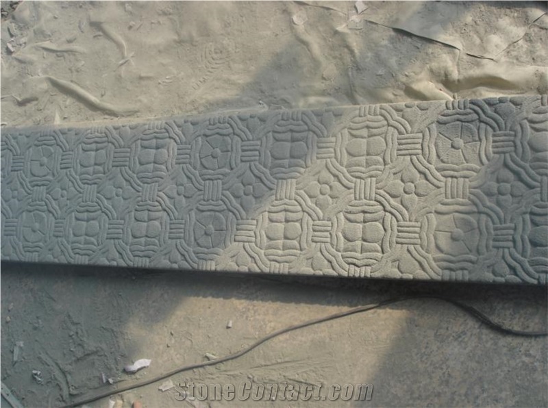 Doorcase Embossment, Grey Sandstone Embossment