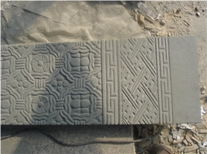 Doorcase Embossment, Grey Sandstone Embossment