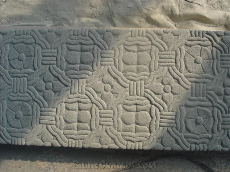 Doorcase Embossment, Grey Sandstone Embossment