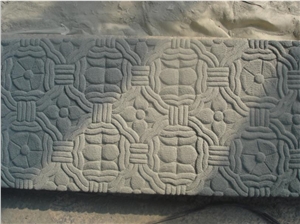 Doorcase Embossment, Grey Sandstone Embossment
