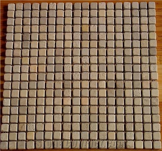 Guizhou Beige Mosaic, Guizhou Beige Marble Mosaic