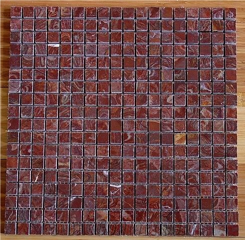 Hongwanluo Red Marble Mosaic