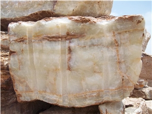 Pakistan White Onyx Block