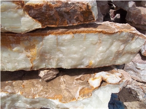 Pakistan White Onyx Block