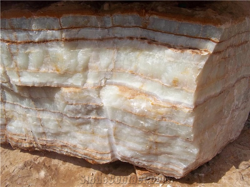 Pakistan White Onyx Block