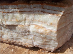 Pakistan White Onyx Block