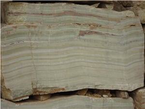 Afghan Light Green Onyx Block