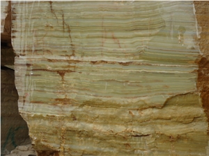 Afghan Light Green Onyx Block
