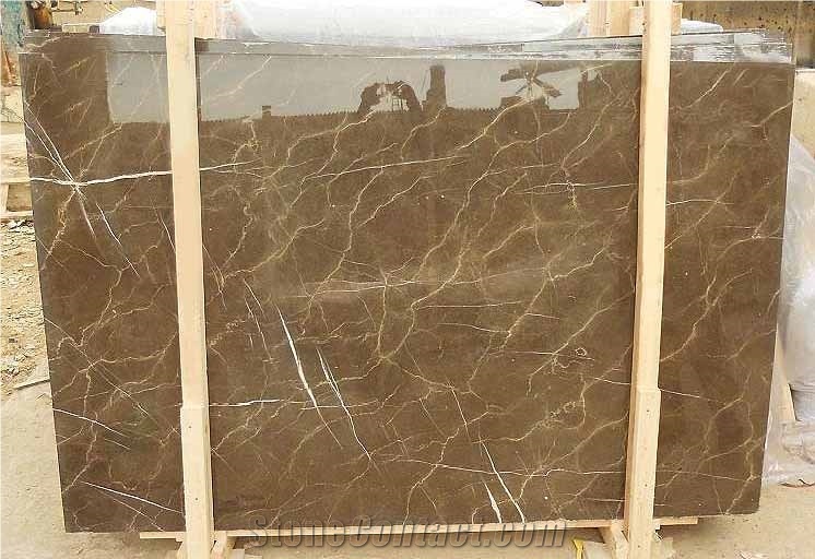 Pietra Brown Marble Slabs