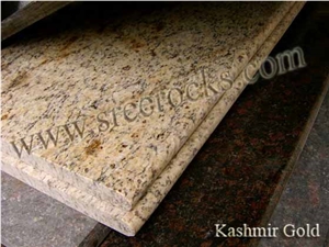 Kashmir Gold Granite Kitchen Countertops, Yellow Granite