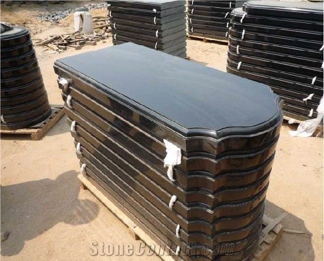 Granite Hebei Black Tombstone,Shanxi Black Monument ,Gravestone,Western Style Headstone,Memorial ,Cemetery Tombstone