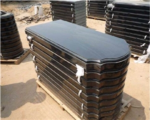 Granite Hebei Black Tombstone,Shanxi Black Monument ,Gravestone,Western Style Headstone,Memorial ,Cemetery Tombstone