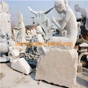 Stone Carving 12, White Granite Sculpture, Statue Stone Carving 12, White Granite Sculpture, Statue
