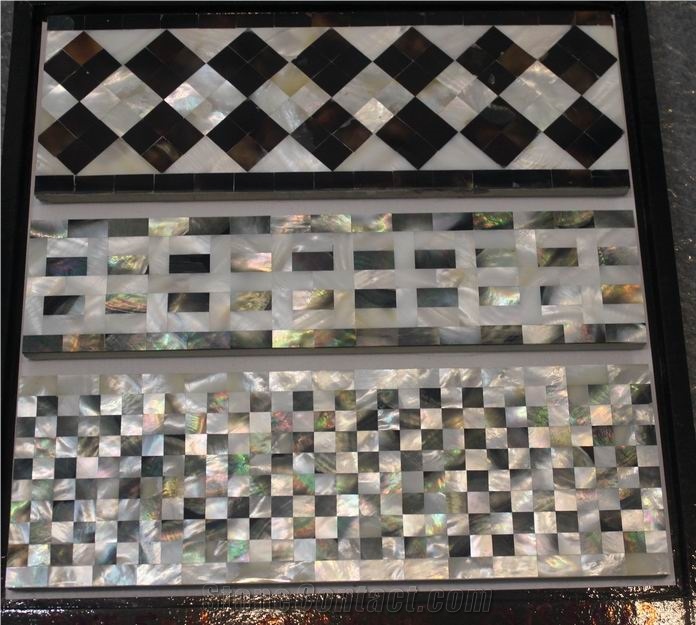 Shell Mosaics Borders