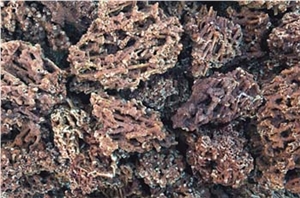 Red Spaghetti Garden Decorative Stone