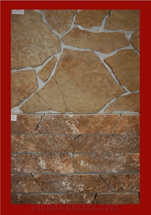 External Componet, Bronzetto Di Trani Beige Limestone Flagstone
