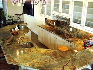 Rainforest Green Marble Countertop, Bidaser Green Marble Rainforest Green Marble Countertop, Bidaser Green Marble