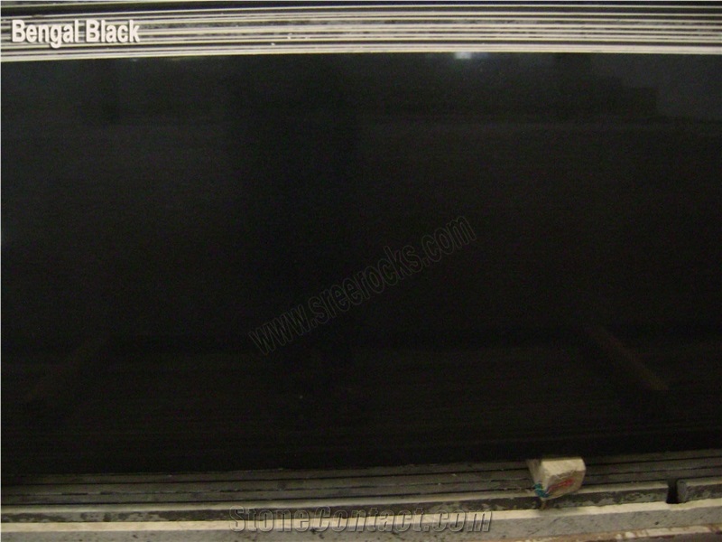 Absolute Black Granite, Bengal Black Granite Slabs
