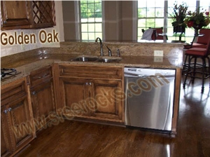 Golden Oak Granite Countertop, Yellow Granite