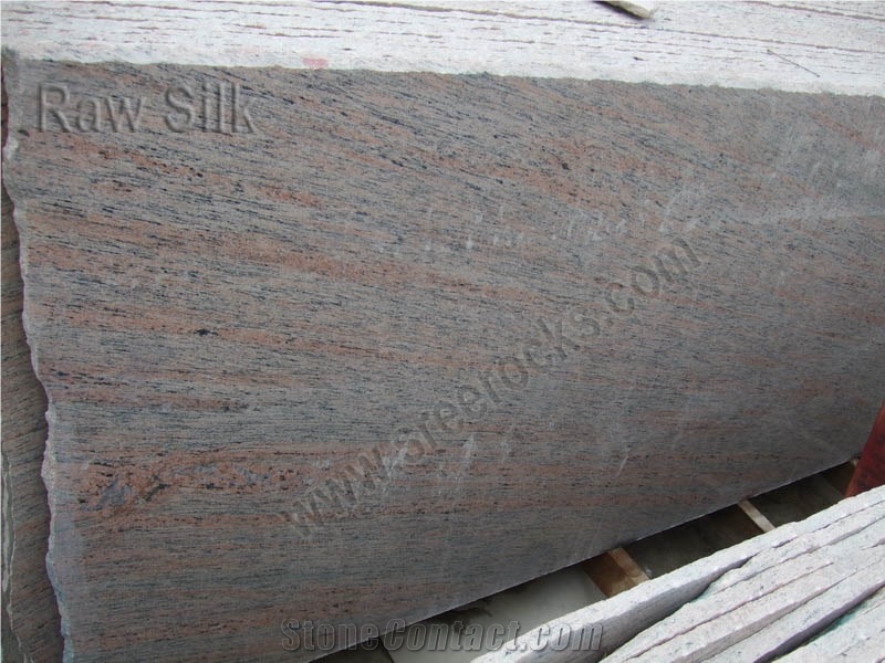 Raw Silk Granite Slabs, India Pink Granite