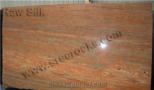 Raw Silk Granite Slabs, India Pink Granite